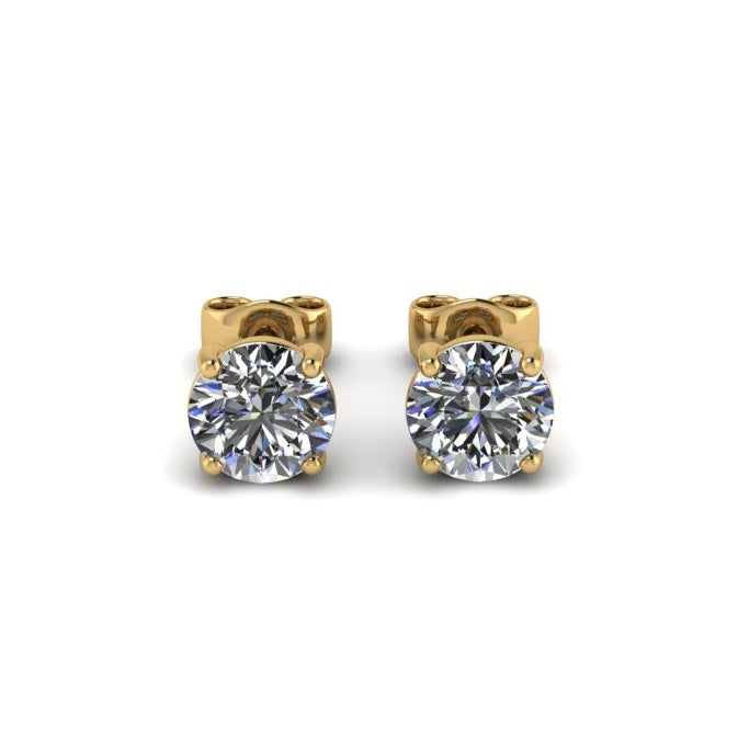 Stud Earrings 1 CTW