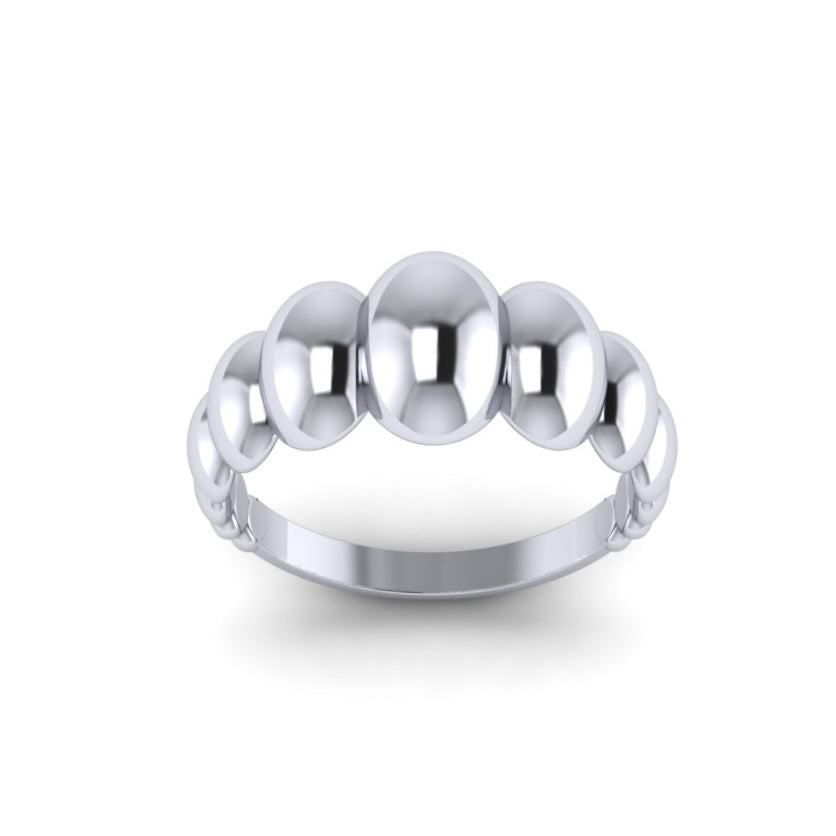 Golden Pebble Ring