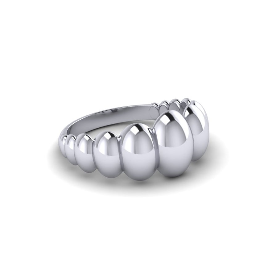 Golden Pebble Ring