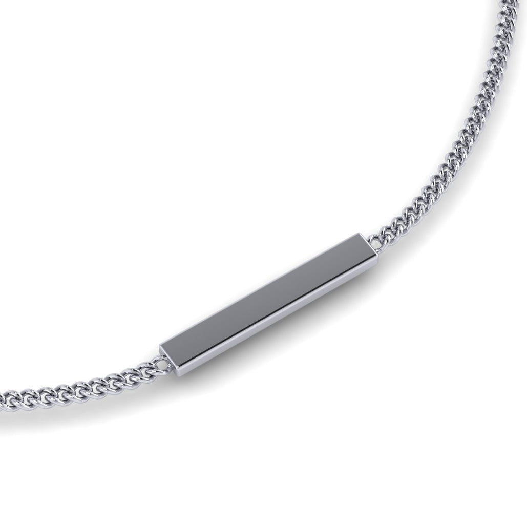 Flat Bar Necklace