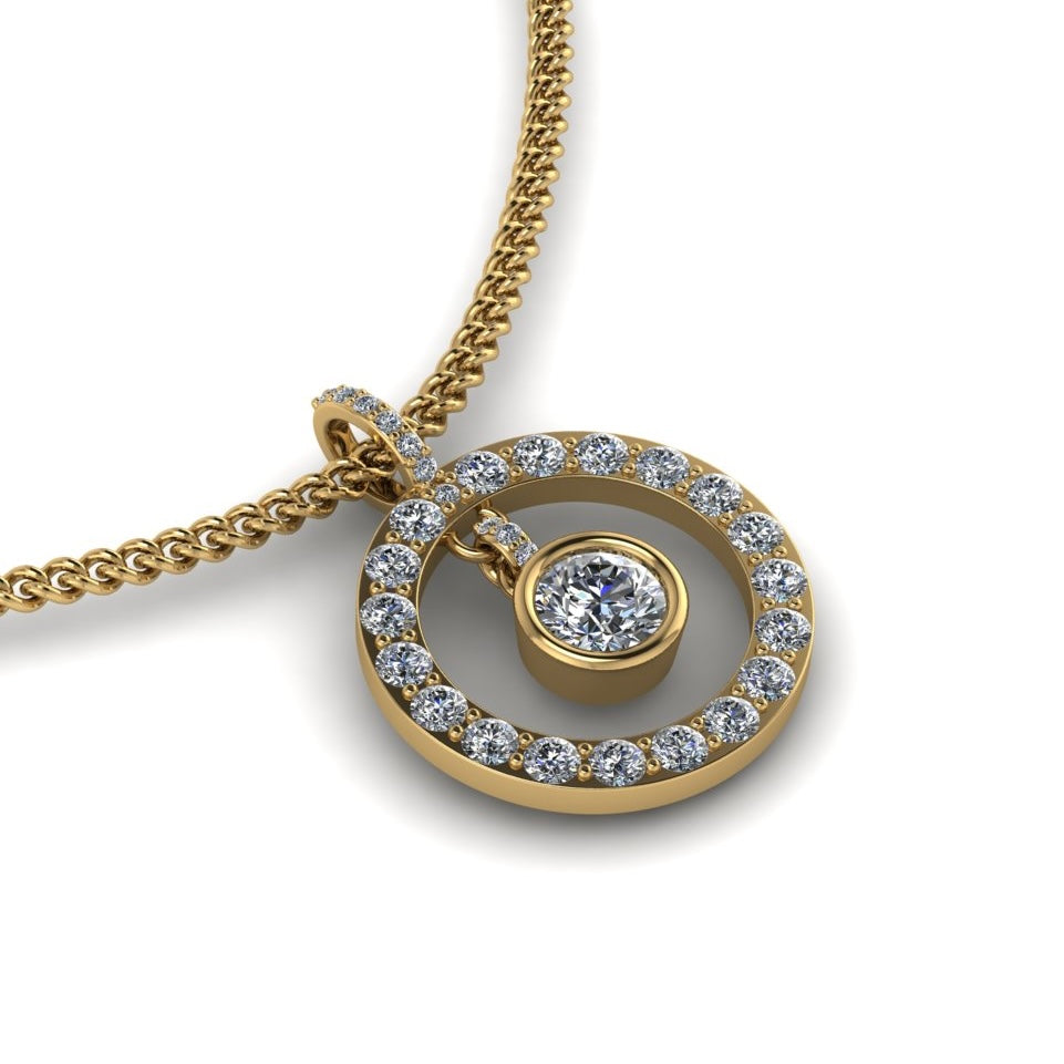 Diamond Orbit Pendant