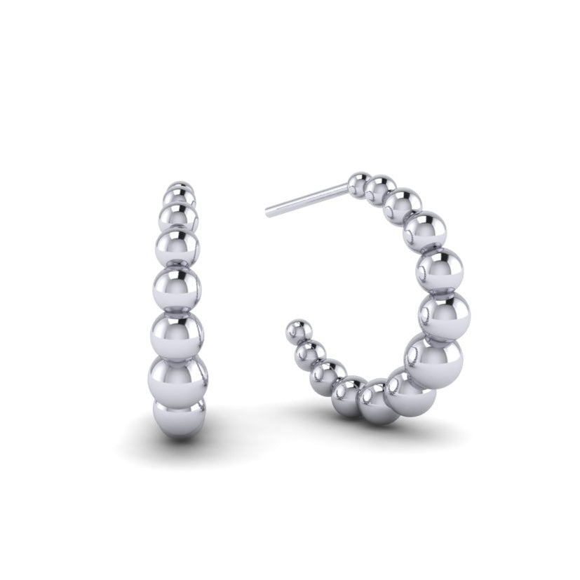 Eternity Bead Hoops