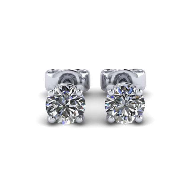 Stud Earrings .5 CTW