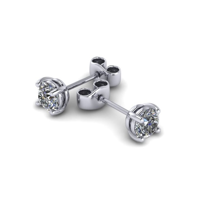 Stud Earrings .5 CTW