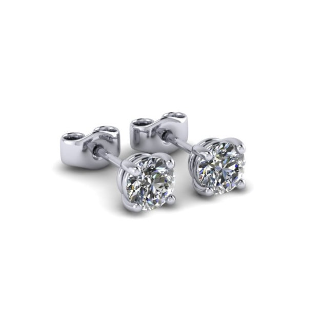 Stud Earrings .5 CTW