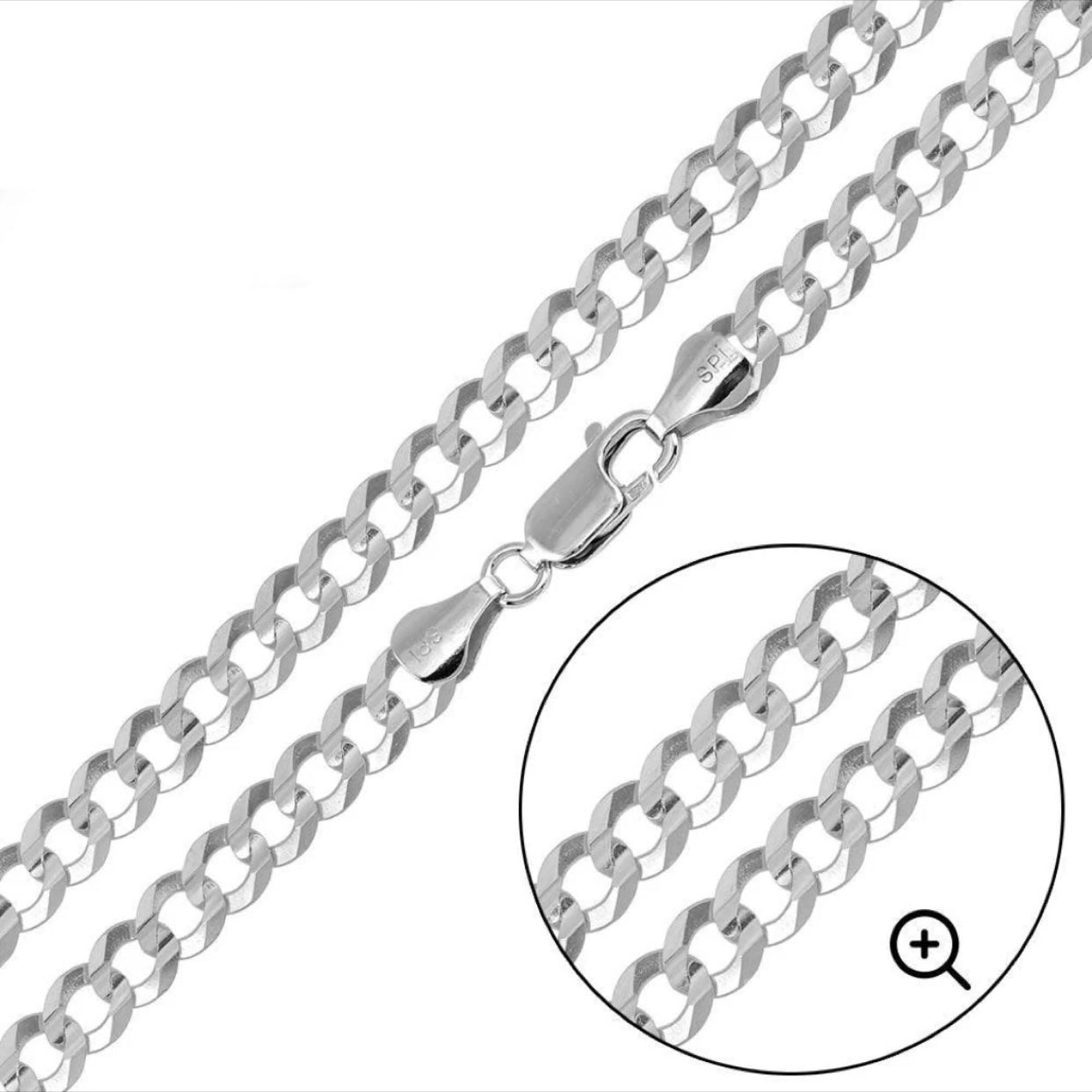Curb Chain Bracelet - 8mm