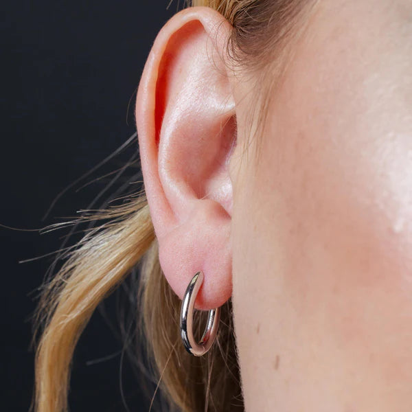 Oval Hoop Earring