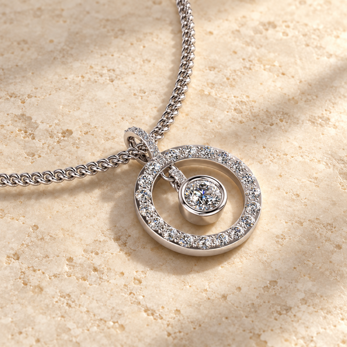 Diamond Orbit Pendant
