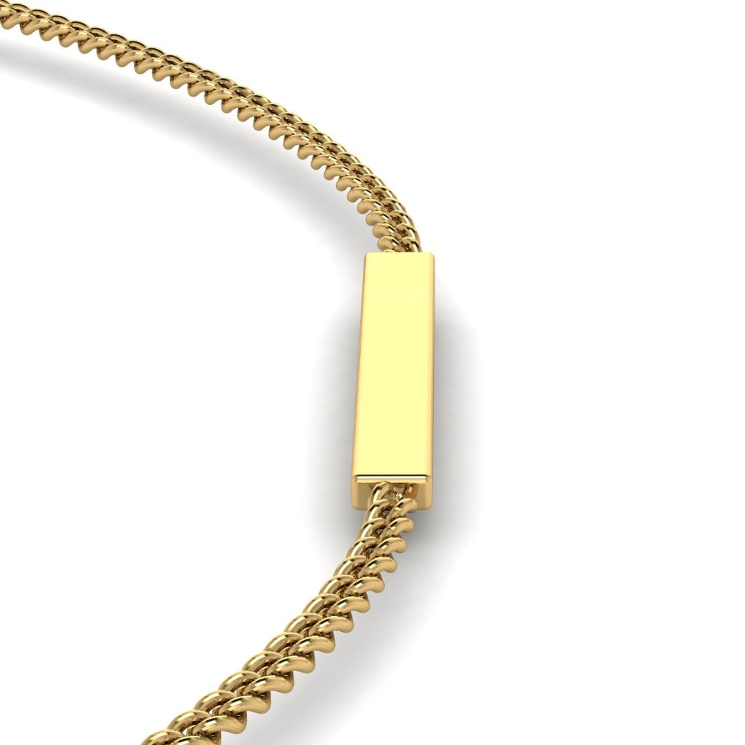 Flat Bar Necklace