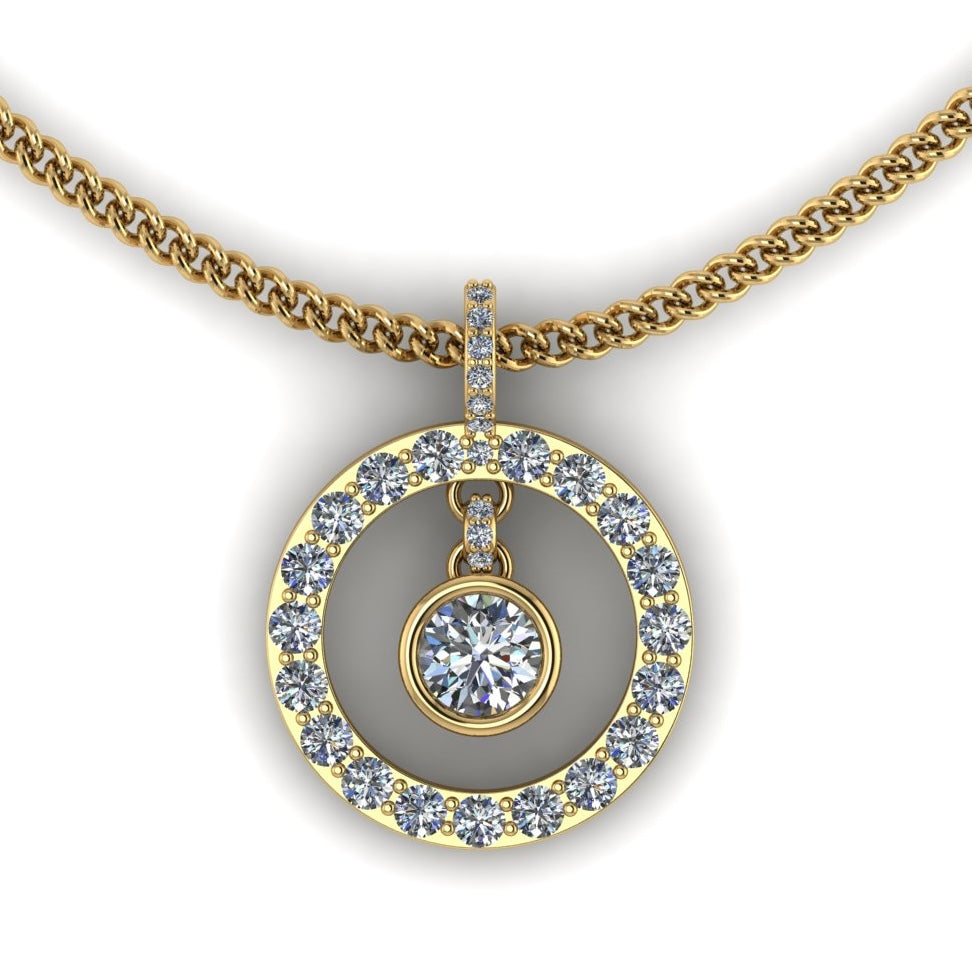Diamond Orbit Pendant
