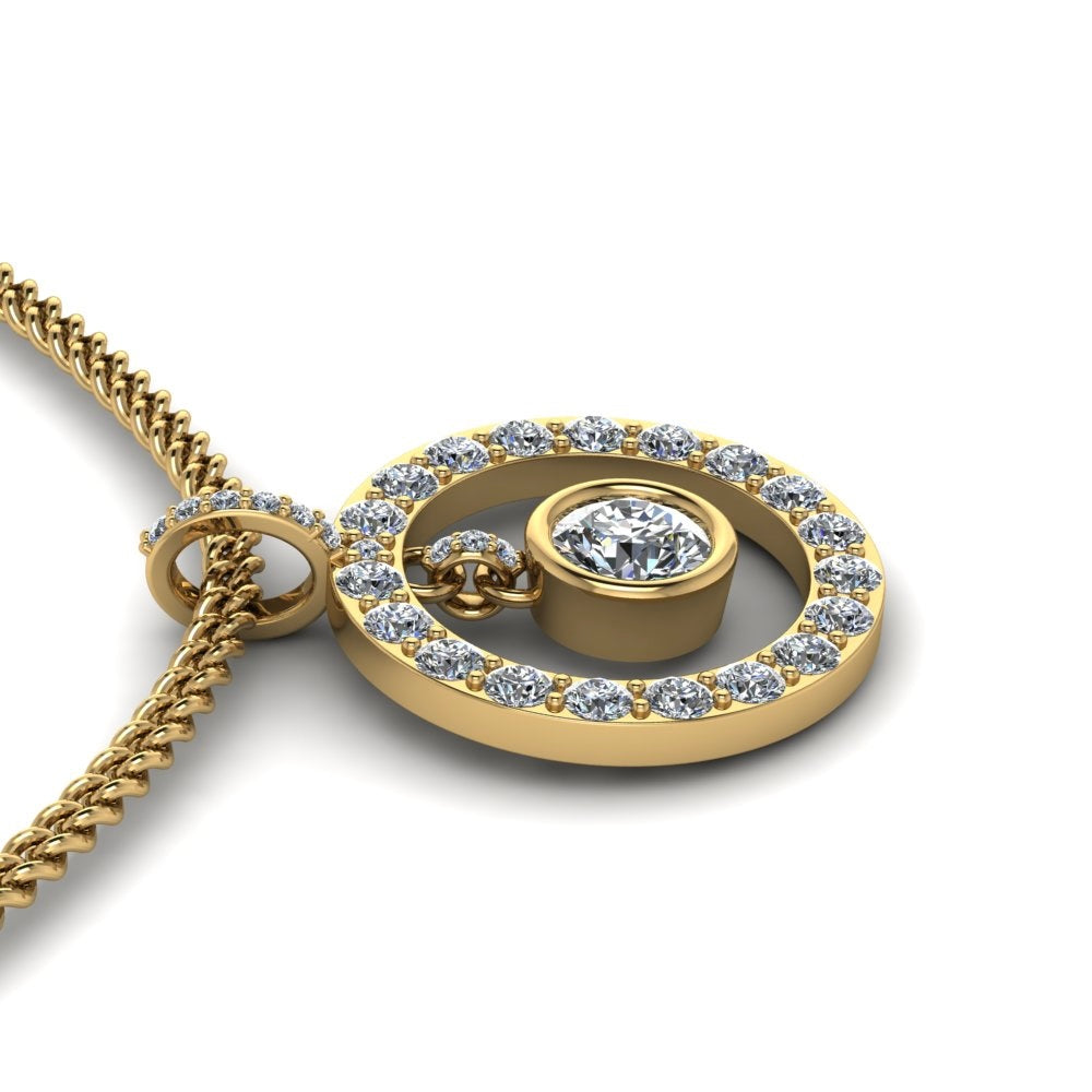 Diamond Orbit Pendant