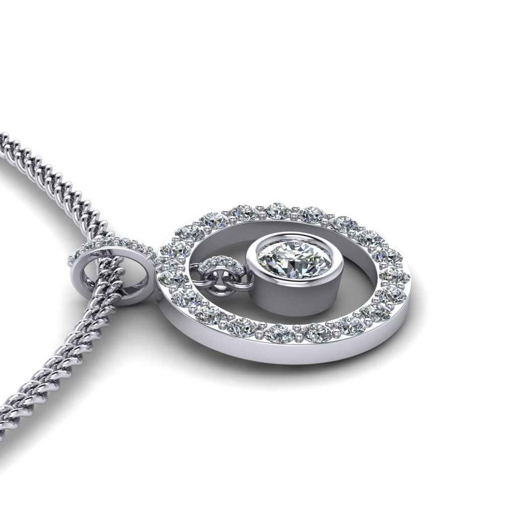 Diamond Orbit Pendant
