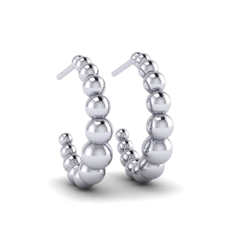 Eternity Bead Hoops