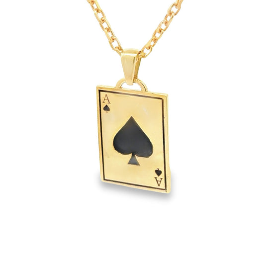 Ace of Spades Pendant