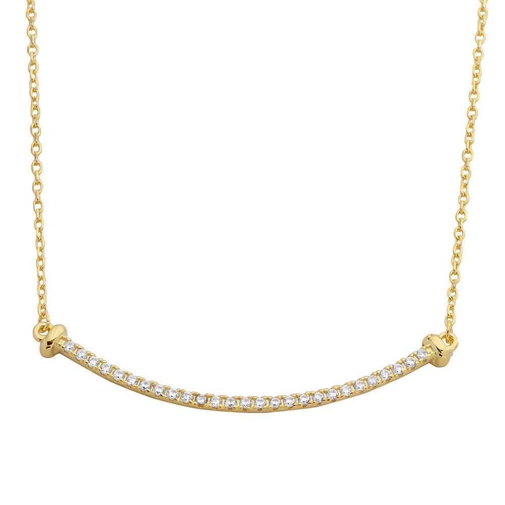 Curved Bar Necklace