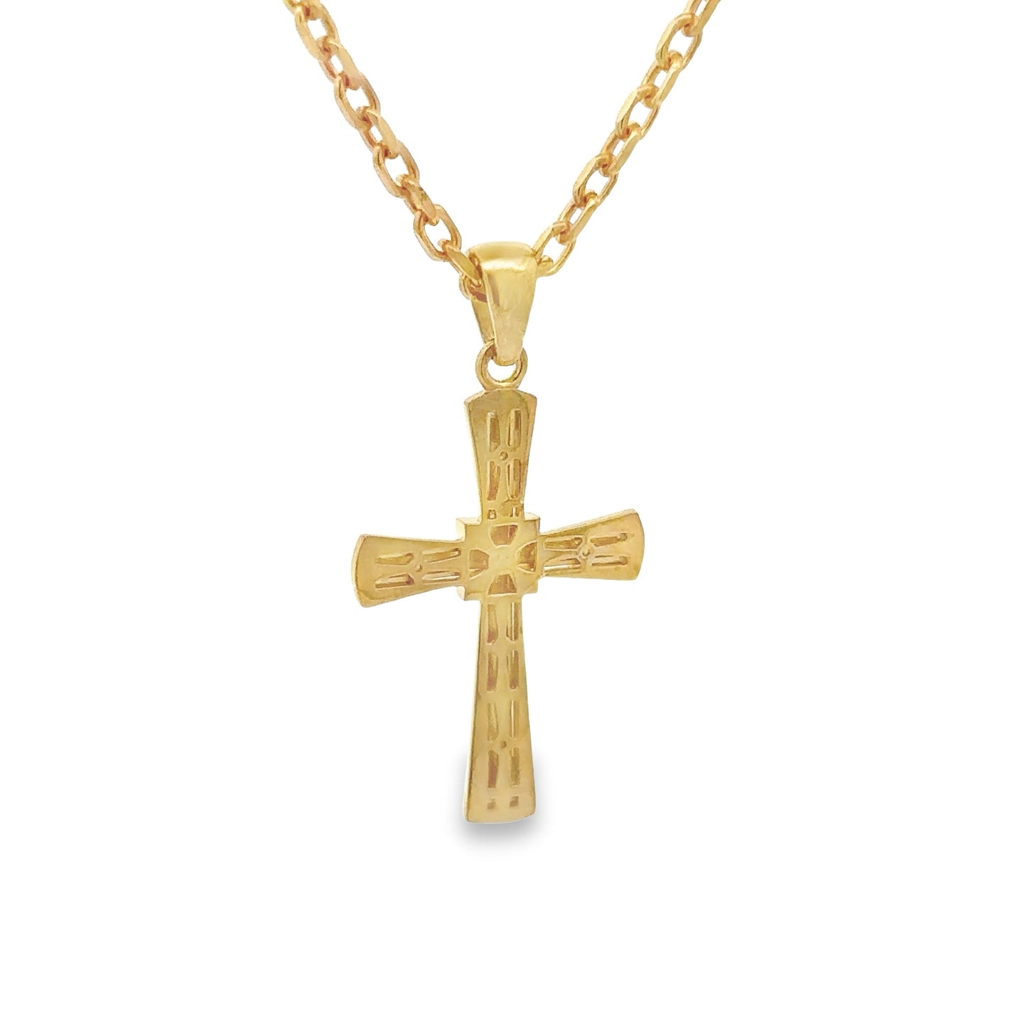 Double Layer Cross Pendant