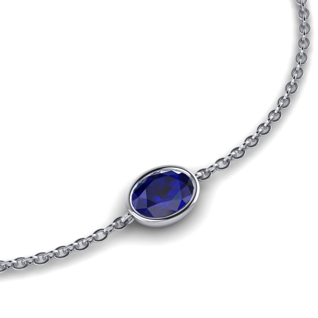 Oval Birthstone Pendant