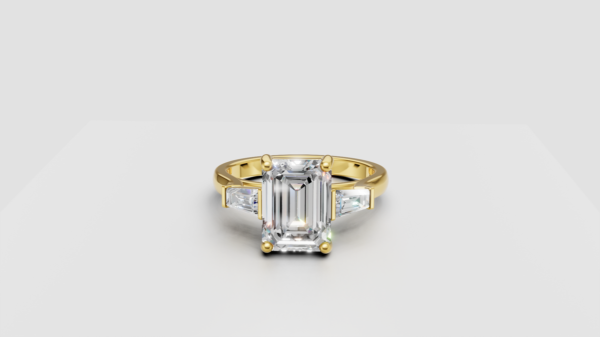 Vivienne Three Stone Ring