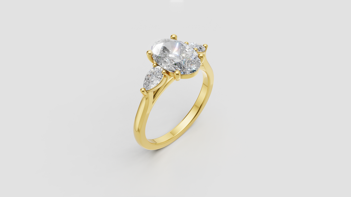 Eloise Three Stone Ring