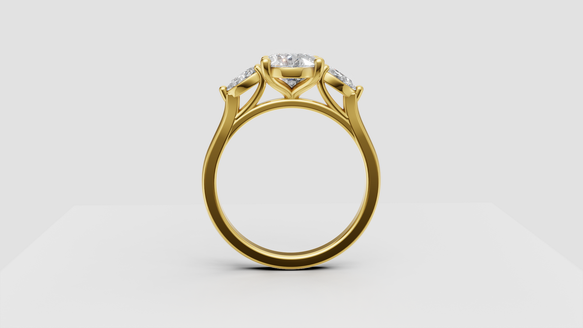 Eloise Three Stone Ring