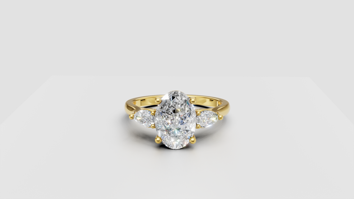 Eloise Three Stone Ring