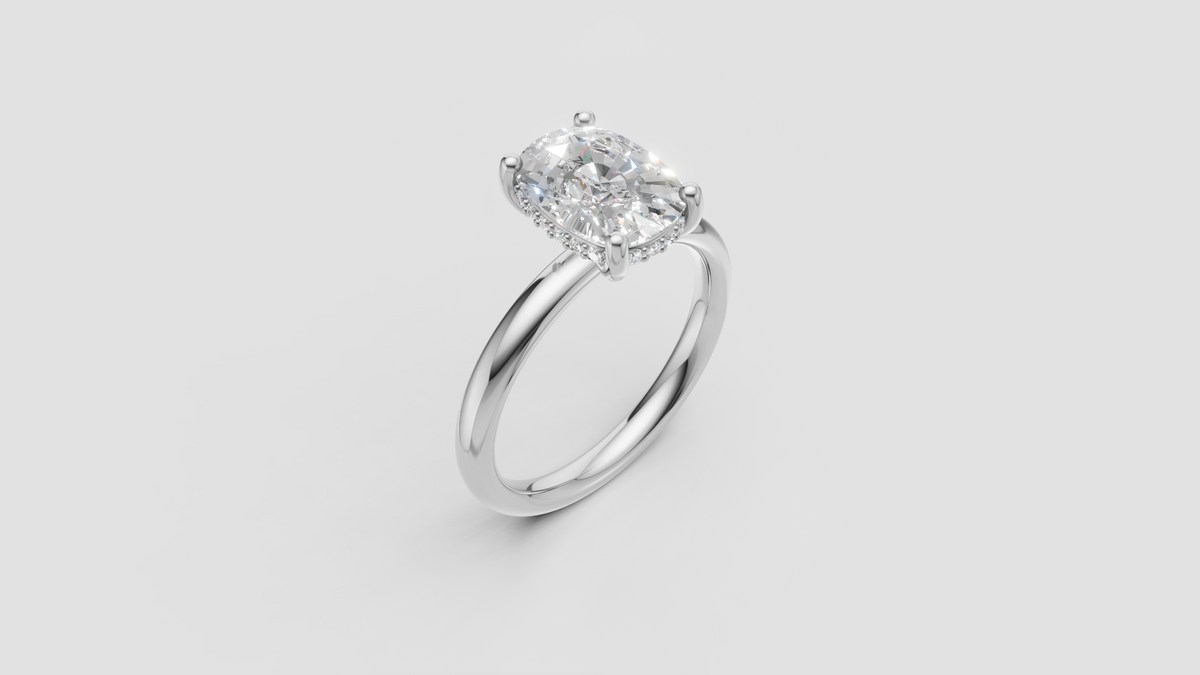 Juliette Hidden Halo Ring