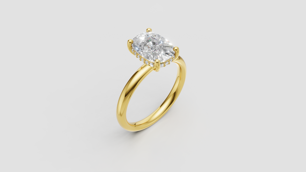 Juliette Hidden Halo Ring