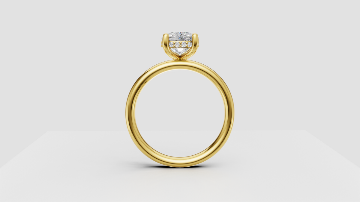 Juliette Hidden Halo Ring