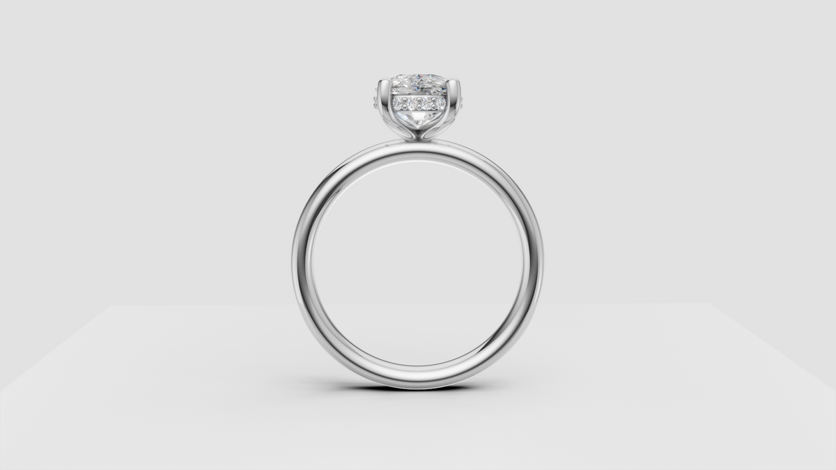 Juliette Hidden Halo Ring