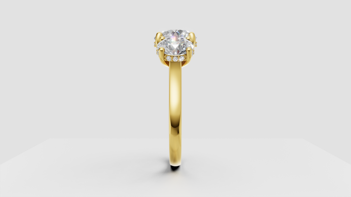 Aria Three Stone Ring