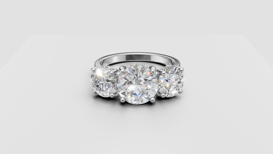 Aria Three Stone Ring